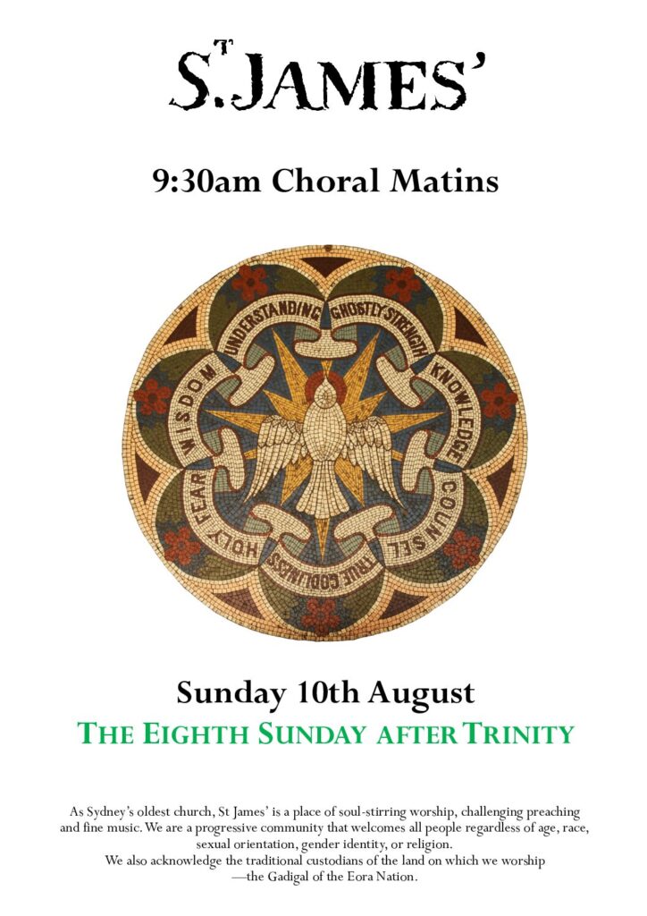 Choral Matins Order of Service